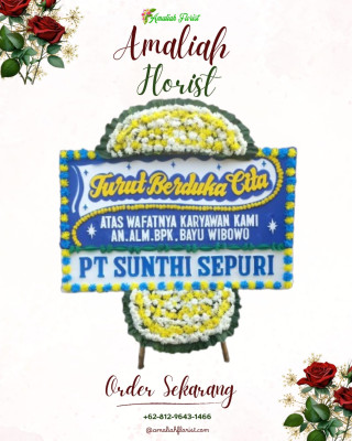 Papan Bunga Duka di Kiaracondong