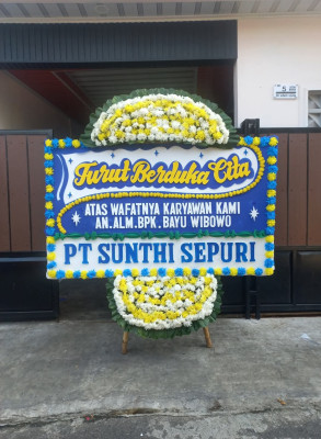 Papan Bunga Duka di Kiaracondong