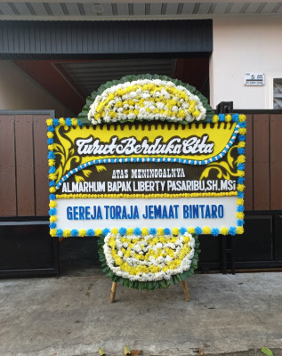 Papan Bunga Duka di Kiaracondong