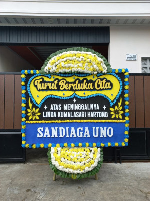 Papan Bunga Duka di Kiaracondong
